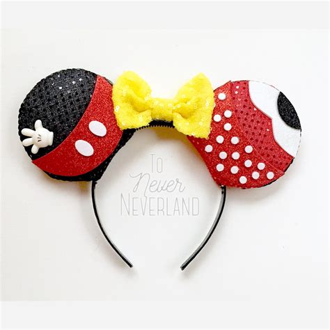 Mickey and Minnie Ears Mickey Mouse Ears Minnie Mouse Ears