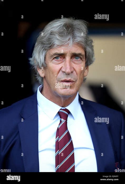 West Ham United Manager Manuel Pellegrini Stock Photo Alamy