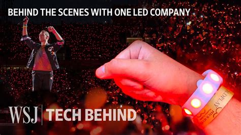 How Concert LED Wristbands Work | WSJ Tech Behind | Techstore