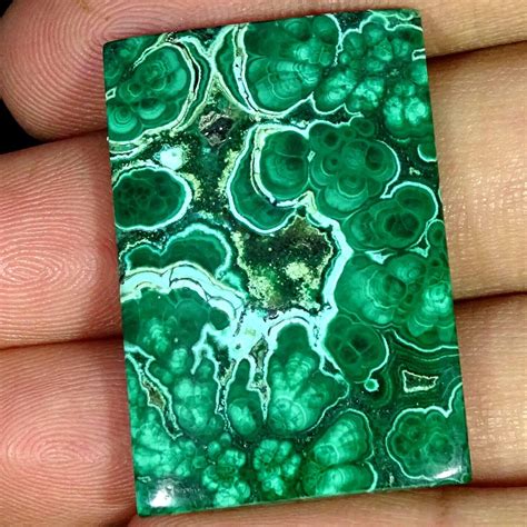 Natural African Azurite Malachite Cabochon Loose Gemstone For Jewelry