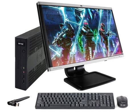 Tani Zestaw Komputerowy 8GB 128SSD Win10 Monitor 22 Mysz Klawiatura