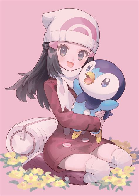 Dawn And Piplup Pokemon And 1 More Drawn By Ichigogari Pi Danbooru