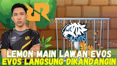 REACTION MIC CHECK RRQ VS EVOS LEMON IS BACK EVOS LANGSUNG