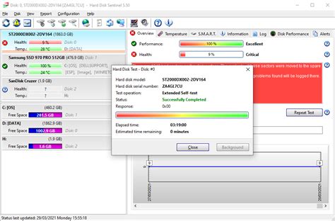 False Reading From Hard Disk Sentinel Hard Disk Monitoring