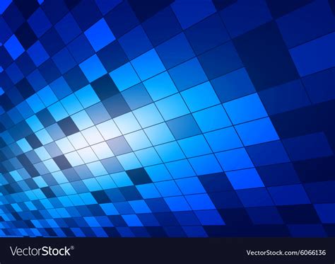 Abstract Squares Blue Background Royalty Free Vector Image