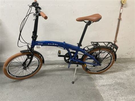 Raleigh Stowaway Metallic Blue Folding Bikes U Folding Bikes U