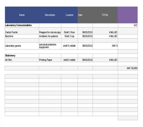 50+ Inventory Spreadsheet Templates - Google Docs | MS Word | Google ...