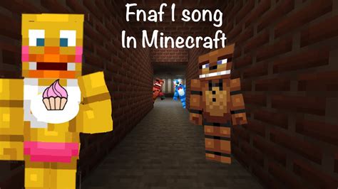 Fnaf 1 Song In Minecraft Youtube