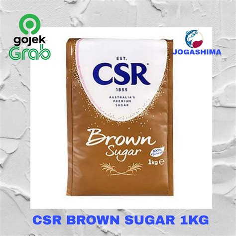 Jual CSR Brown Sugar Premium Sugar 1kg Shopee Indonesia