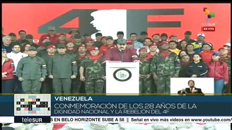 TeleSUR TV On Twitter ENVIVO Presidente NicolasMaduro Rememora