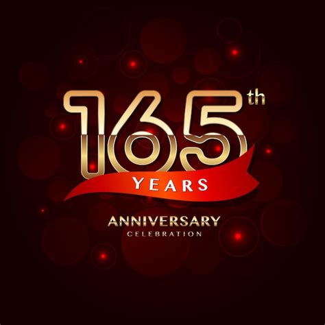 Premium Vector Th Year Anniversary Celebration Logo Design With A