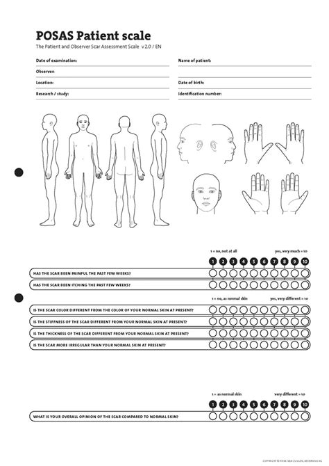 A The POSAS Patient Scale Used In Paper II Permitted For Reuse 23 Of