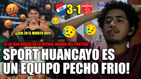 Reaccionando Al Nacional Par Sport Huancayo Per L Copa