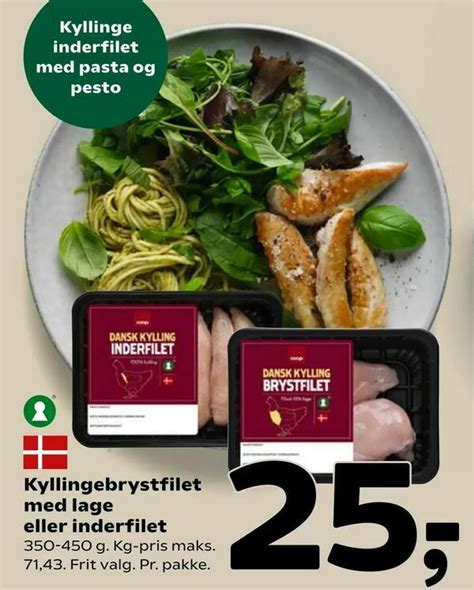 Kyllingebrystfilet Med Lage Eller Inderfilet Tilbud Hos Coop 365