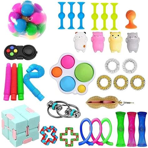 Clate Le Fidget Toys Set Pack Ensemble De Jouets Sensoriels Jouets