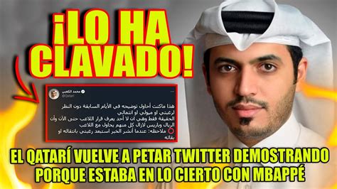 LO HA CLAVADO El Qatarí vuelve a petar Twitter demostrando porque