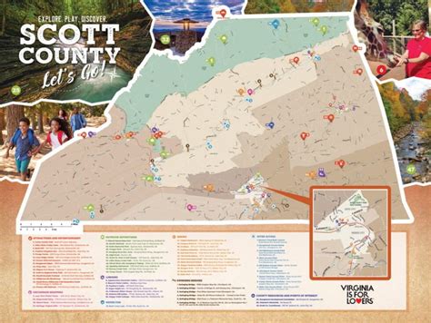 Scott County Visitor's Map | Corporate Marketing