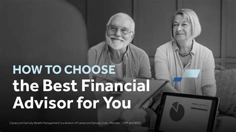 How To Choose A Financial Advisor Youtube