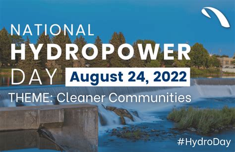 Wednesday Is National Hydropower Day Make Your Voice Heard National