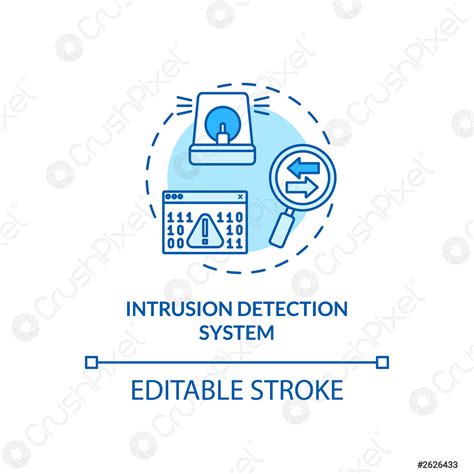 Intrusion Detection System Concept Icon Stock Vector 2626433 Crushpixel