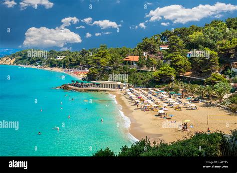 Platis Gialos and Makris Gialos beaches near Lassi, Argostoli ...