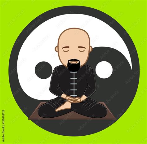 Taoist Monk Meditating