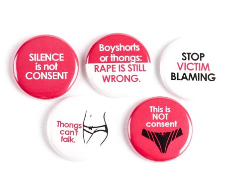 Stop Victim Blaming Feminist Buttons Or Ceramic Magnets Etsy Uk