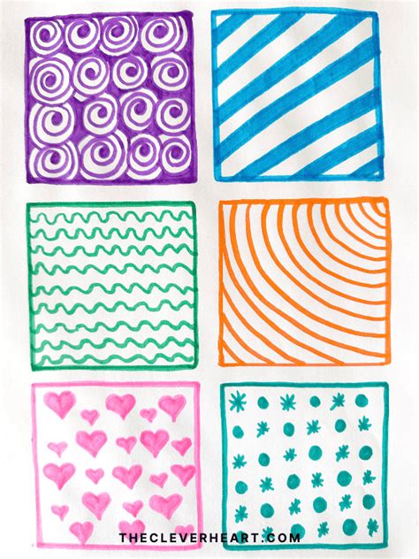 100 Cool Easy Patterns To Draw The Clever Heart