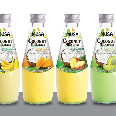 De Coco Coconut Milk Drink Assorted Flavor 24 X 290 ML, 46%, 59% OFF