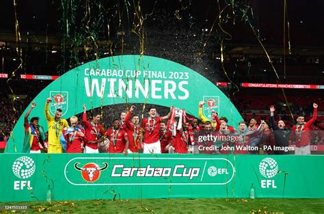 Manchester United Celebrate Winning The Carabao Cup Final Match At News Photo Getty Images