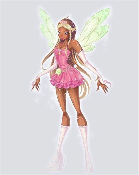 Flora Reboot Winx Club Cartoon People Beautiful Fairies