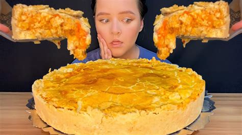 Empad O De Frango Gigante Cheddar Asmr Comida Camile Asmr Youtube