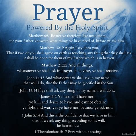 Prayer Holy Spirit Holy Spirit Lord And Faith