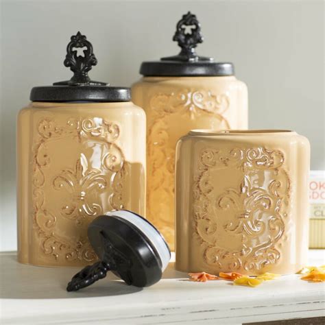 Piece Kitchen Canister Set Reviews Birch Lane