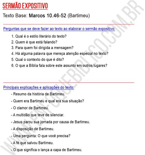 Os Tipos De Sermoes Sermao Tematico Sermao Textual Sermao Expositivo