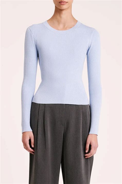 Nude Classic Knit Mineral Blue Runway Ready Q