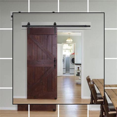 Interior Barn Door Track System Dual Sliding Barn Door Hardware