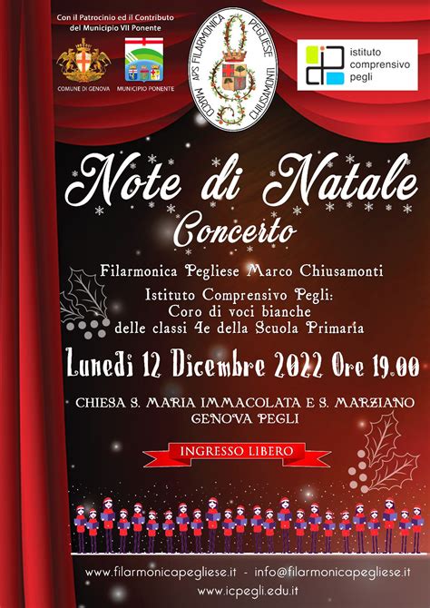 Note Di Natale Concerto A Pegli A Cura Filarmonica Pegliese E Ist