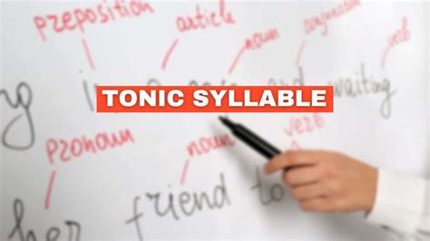 Tonic Syllable Guide Capitalize My Title