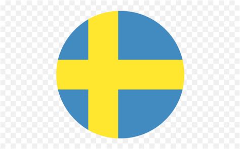 Flag Of Sweden Emoji For Facebook Email Sms - Sweden Circle Flag ...