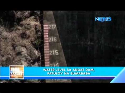 Angat Dam Water Level Continues To Decrease