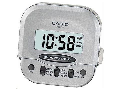 Watches And Clocks Casio Pocket Travellers Alarm Clock Pq 30 8df