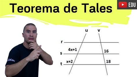 F Cil E R Pido Teorema De Tales Geometria