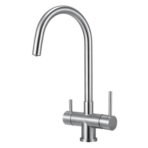 Alfi Brand Single Handle Standard Kitchen Faucet In Brushed Stainless