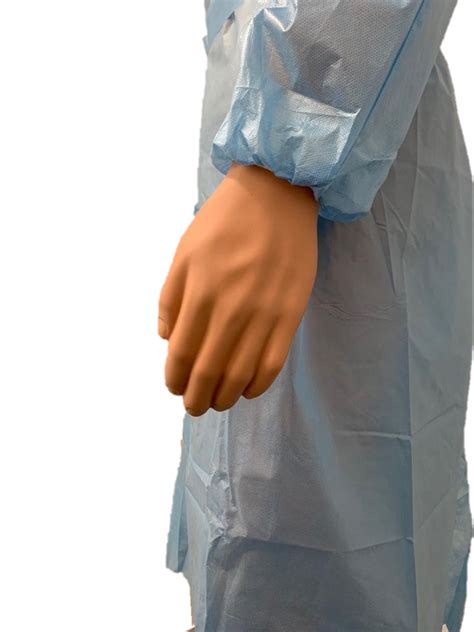 Disposable Isolation Gown Elastic Cuff Safety And Mobility