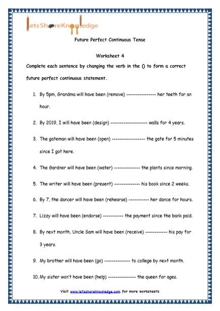 Grade 4 English Resources Printable Worksheets Topic Future Free Worksheets Samples