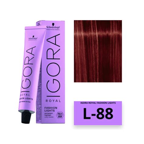 Tinte Schwarzkopf Igora Royal Fashion Lights L Rojo Ml