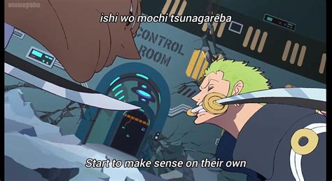 Who is zoro fighting in this frame? I took it from intro song of ...