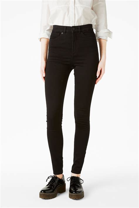 Monki Image 1 Of Oki Black Deluxe In Black Long Pant Jumpsuit Black