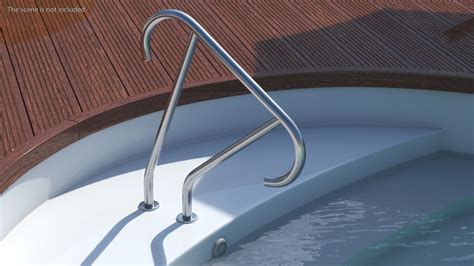 Designer Pool Hand Rail 3d Model 12 Obj Lxo Ma Max Fbx C4d